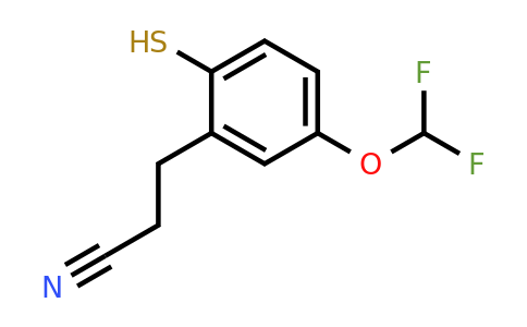 1804269-17-7 | 5-(Difluoromethoxy)-2-mercaptophenylpropanenitrile