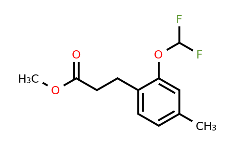 1804269-47-3 | Methyl 2-(difluoromethoxy)-4-methylphenylpropanoate