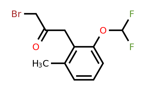 1804270-39-0 | 1-Bromo-3-(2-(difluoromethoxy)-6-methylphenyl)propan-2-one