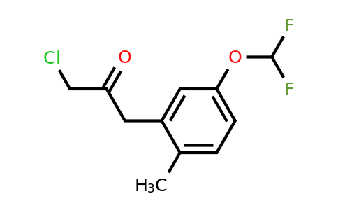 1804270-44-7 | 1-Chloro-3-(5-(difluoromethoxy)-2-methylphenyl)propan-2-one
