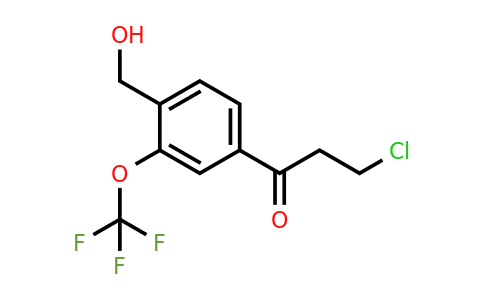 1804270-75-4 | 4-(3-Chloropropanoyl)-2-(trifluoromethoxy)benzylalcohol