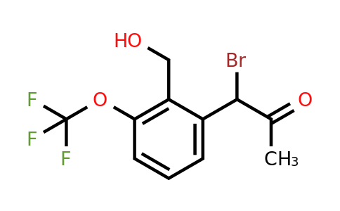 1804270-92-5 | 2-(1-Bromo-2-oxopropyl)-6-(trifluoromethoxy)benzylalcohol