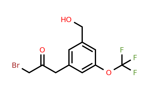 1804271-09-7 | 3-(3-Bromo-2-oxopropyl)-5-(trifluoromethoxy)benzylalcohol