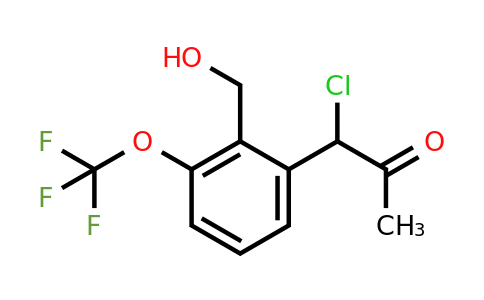 1804271-15-5 | 2-(1-Chloro-2-oxopropyl)-6-(trifluoromethoxy)benzylalcohol