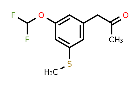 1804271-17-7 | 1-(3-(Difluoromethoxy)-5-(methylthio)phenyl)propan-2-one