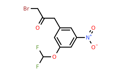 1804271-92-8 | 1-Bromo-3-(3-(difluoromethoxy)-5-nitrophenyl)propan-2-one