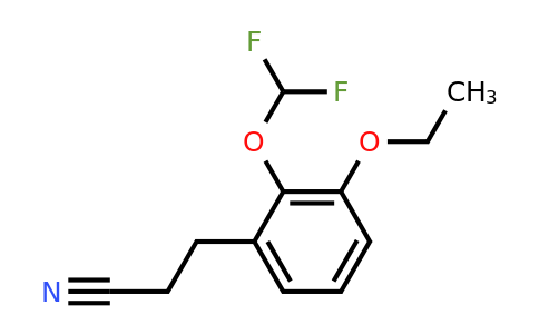 1804273-97-9 | 2-(Difluoromethoxy)-3-ethoxyphenylpropanenitrile