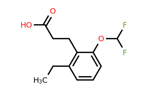1804274-30-3 | 2-(Difluoromethoxy)-6-ethylphenylpropanoic acid