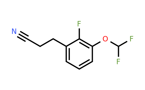 1804274-97-2 | 3-(Difluoromethoxy)-2-fluorophenylpropanenitrile