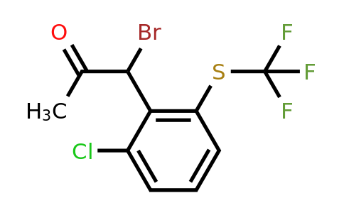 1804275-66-8 | 1-Bromo-1-(2-chloro-6-(trifluoromethylthio)phenyl)propan-2-one