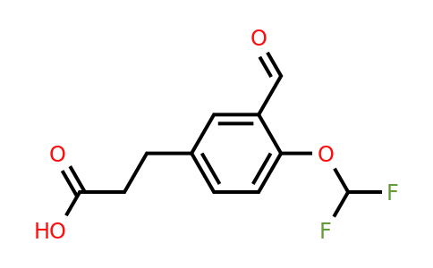 1804275-94-2 | 4-(Difluoromethoxy)-3-formylphenylpropanoic acid