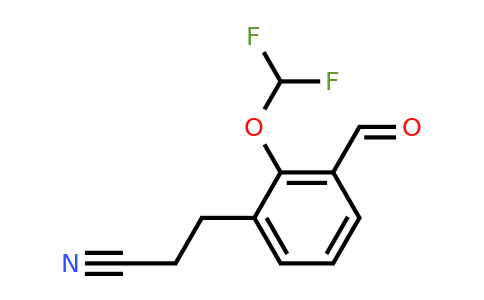 1804276-02-5 | 2-(Difluoromethoxy)-3-formylphenylpropanenitrile