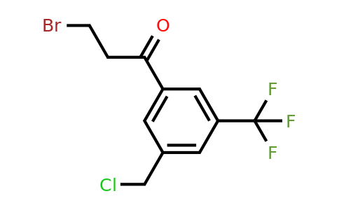 1804276-03-6 | 3-Bromo-1-(3-(chloromethyl)-5-(trifluoromethyl)phenyl)propan-1-one