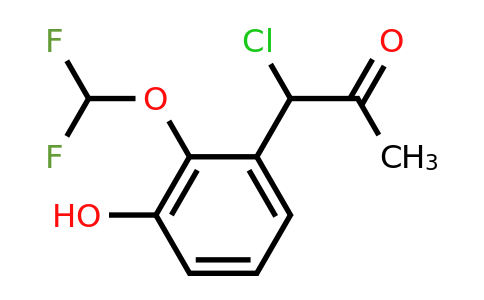 1804276-14-9 | 1-Chloro-1-(2-(difluoromethoxy)-3-hydroxyphenyl)propan-2-one