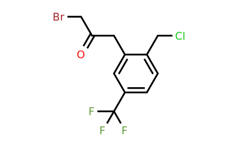 1804276-46-7 | 1-Bromo-3-(2-(chloromethyl)-5-(trifluoromethyl)phenyl)propan-2-one