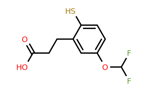 1804276-52-5 | 5-(Difluoromethoxy)-2-mercaptophenylpropanoic acid