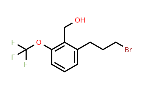 1804276-99-0 | 2-(3-Bromopropyl)-6-(trifluoromethoxy)benzyl alcohol