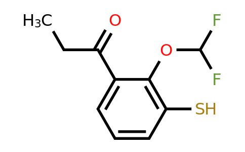 1804277-10-8 | 1-(2-(Difluoromethoxy)-3-mercaptophenyl)propan-1-one