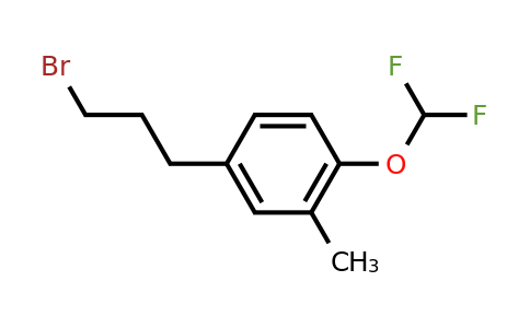 1804277-69-7 | 5-(3-Bromopropyl)-2-(difluoromethoxy)toluene