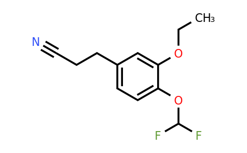 1804278-43-0 | 4-(Difluoromethoxy)-3-ethoxyphenylpropanenitrile