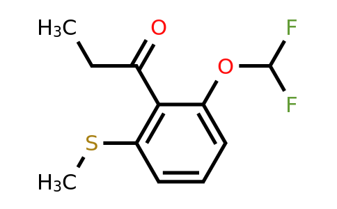 1804278-44-1 | 1-(2-(Difluoromethoxy)-6-(methylthio)phenyl)propan-1-one