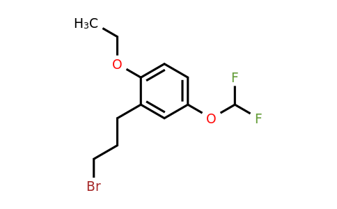 1804278-47-4 | 1-(3-Bromopropyl)-5-(difluoromethoxy)-2-ethoxybenzene
