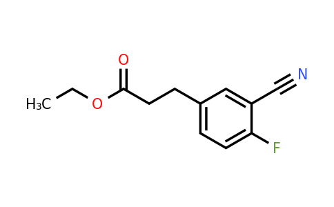 1804278-88-3 | Ethyl 3-cyano-4-fluorophenylpropanoate