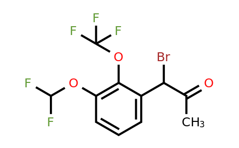 1804279-25-1 | 1-Bromo-1-(3-(difluoromethoxy)-2-(trifluoromethoxy)phenyl)propan-2-one