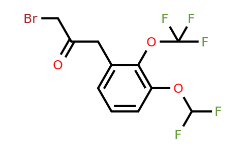 1804279-28-4 | 1-Bromo-3-(3-(difluoromethoxy)-2-(trifluoromethoxy)phenyl)propan-2-one