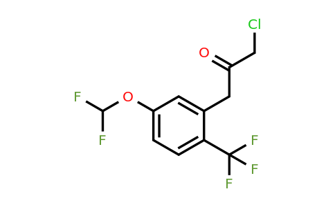1804279-59-1 | 1-Chloro-3-(5-(difluoromethoxy)-2-(trifluoromethyl)phenyl)propan-2-one