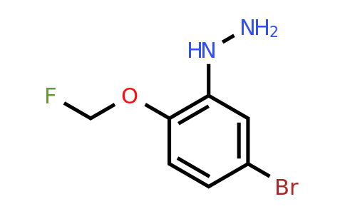 1804279-64-8 | 1-(5-Bromo-2-(fluoromethoxy)phenyl)hydrazine