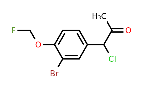 1804279-70-6 | 1-(3-Bromo-4-(fluoromethoxy)phenyl)-1-chloropropan-2-one