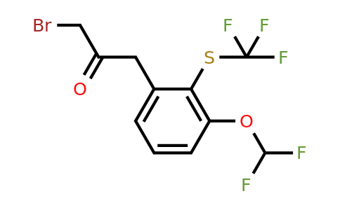 1804279-80-8 | 1-Bromo-3-(3-(difluoromethoxy)-2-(trifluoromethylthio)phenyl)propan-2-one