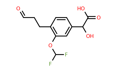 1804279-93-3 | 3-(Difluoromethoxy)-4-(3-oxopropyl)mandelic acid