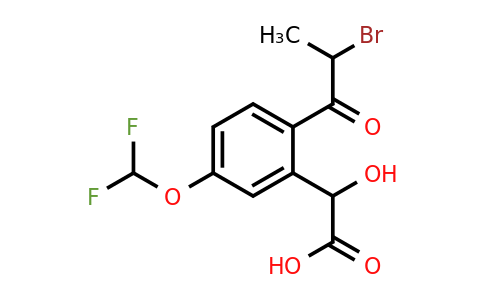 1804279-95-5 | 2-(2-Bromopropanoyl)-5-(difluoromethoxy)mandelic acid