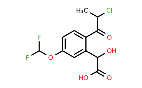 1804279-99-9 | 2-(2-Chloropropanoyl)-5-(difluoromethoxy)mandelic acid