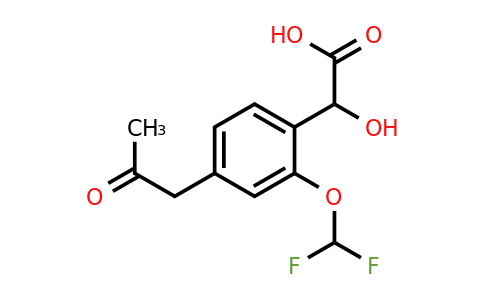 1804280-04-3 | 2-(Difluoromethoxy)-4-(2-oxopropyl)mandelic acid