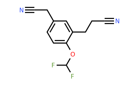 1804280-11-2 | 3-(2-Cyanoethyl)-4-(difluoromethoxy)phenylacetonitrile