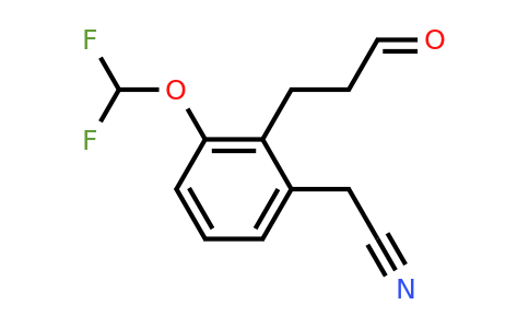 1804280-15-6 | 3-(Difluoromethoxy)-2-(3-oxopropyl)phenylacetonitrile