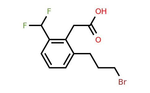 1804280-34-9 | 2-(3-Bromopropyl)-6-(difluoromethyl)phenylacetic acid