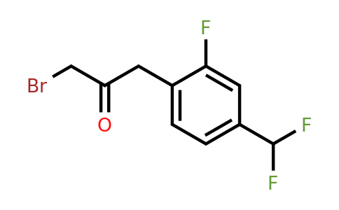1804280-41-8 | 1-Bromo-3-(4-(difluoromethyl)-2-fluorophenyl)propan-2-one