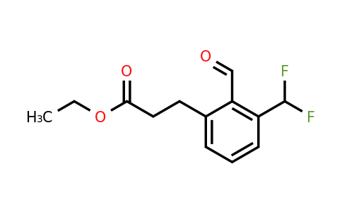 1804280-48-5 | Ethyl 3-(difluoromethyl)-2-formylphenylpropanoate