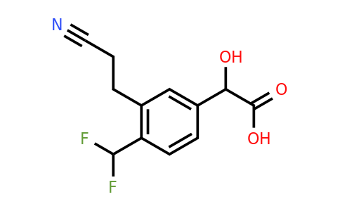 1804280-69-0 | 3-(2-Cyanoethyl)-4-(difluoromethyl)mandelic acid