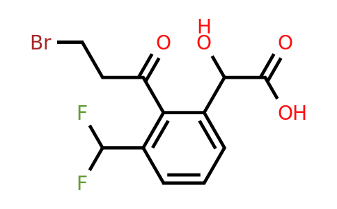 1804280-76-9 | 2-(3-Bromopropanoyl)-3-(difluoromethyl)mandelic acid