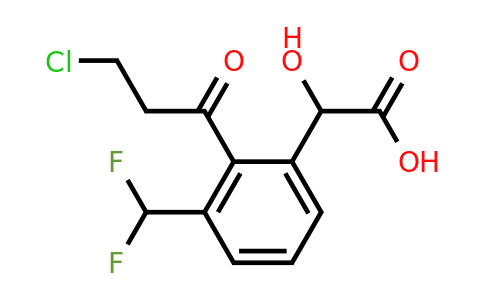 1804280-83-8 | 2-(3-Chloropropanoyl)-3-(difluoromethyl)mandelic acid