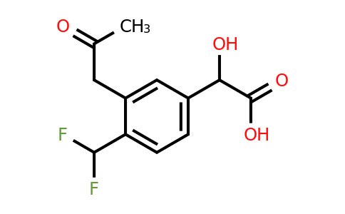 1804280-89-4 | 4-(Difluoromethyl)-3-(2-oxopropyl)mandelic acid