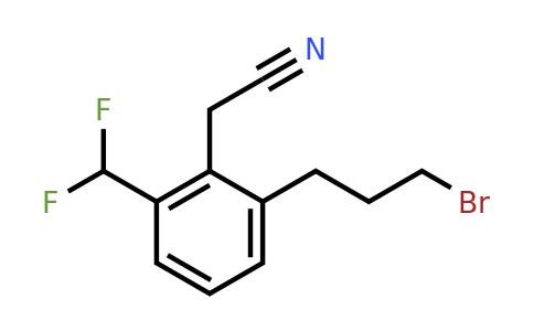 1804280-94-1 | 2-(3-Bromopropyl)-6-(difluoromethyl)phenylacetonitrile