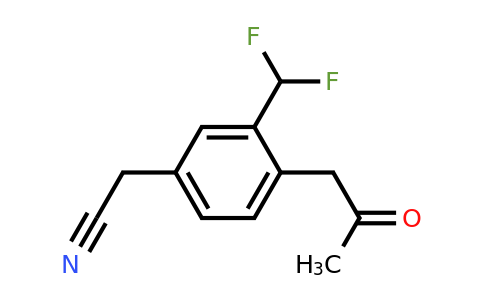 1804281-24-0 | 3-(Difluoromethyl)-4-(2-oxopropyl)phenylacetonitrile