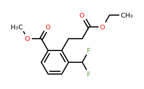 1804281-58-0 | Methyl 3-(difluoromethyl)-2-(3-ethoxy-3-oxopropyl)benzoate