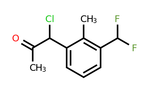 1804281-66-0 | 1-Chloro-1-(3-(difluoromethyl)-2-methylphenyl)propan-2-one